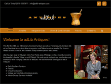 Tablet Screenshot of adlib-antiques.com